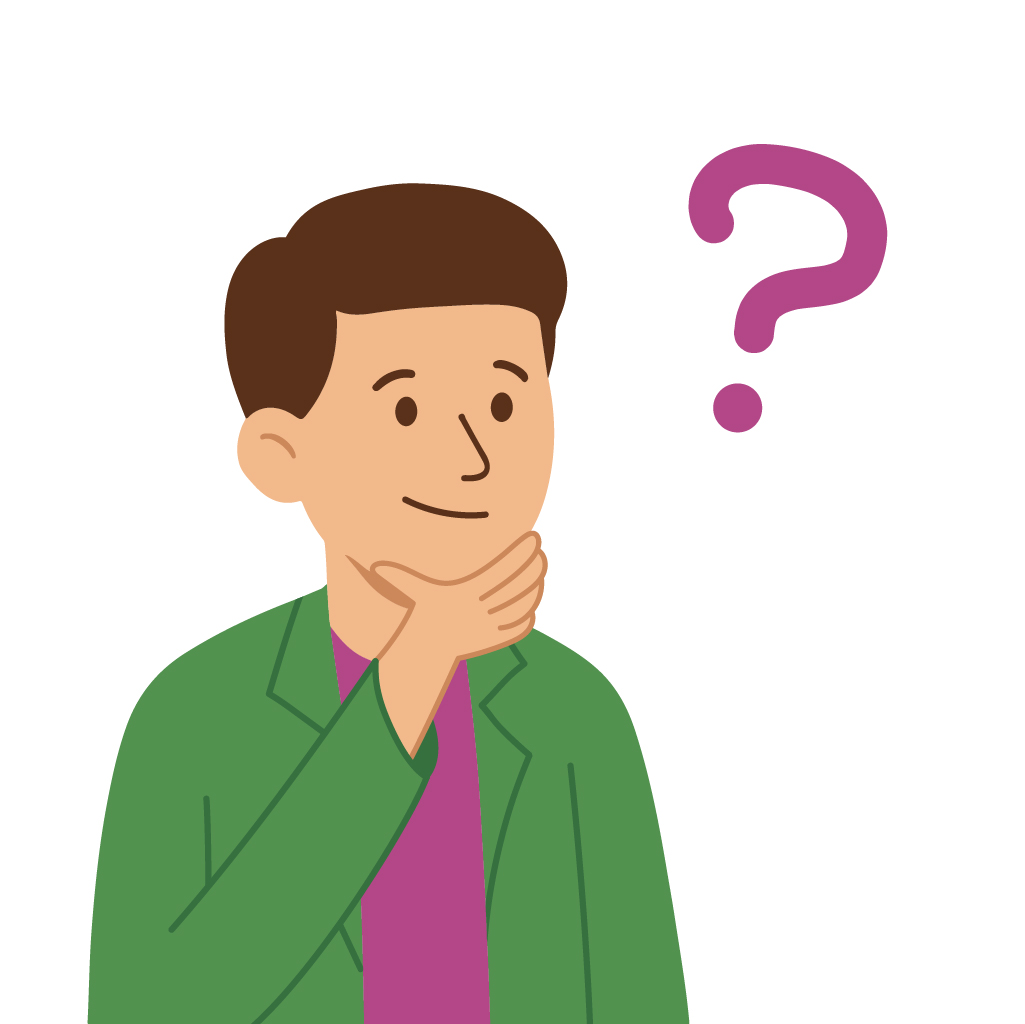 Illustration client interrogatif